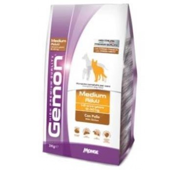 Gemon Dog Medium корм для взрослых собак средних пород с курицей 15кг